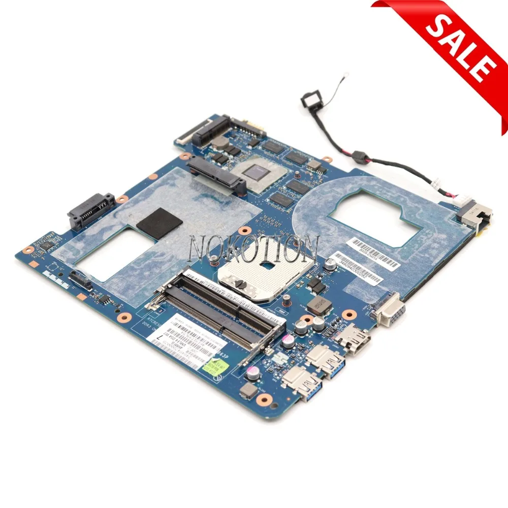Материнская плата для ноутбука Samsung NP355 NP355C4C NP355V5C QMLE4 LA-8863P BA59-03567A HD7600 1 ГБ разъем FS1