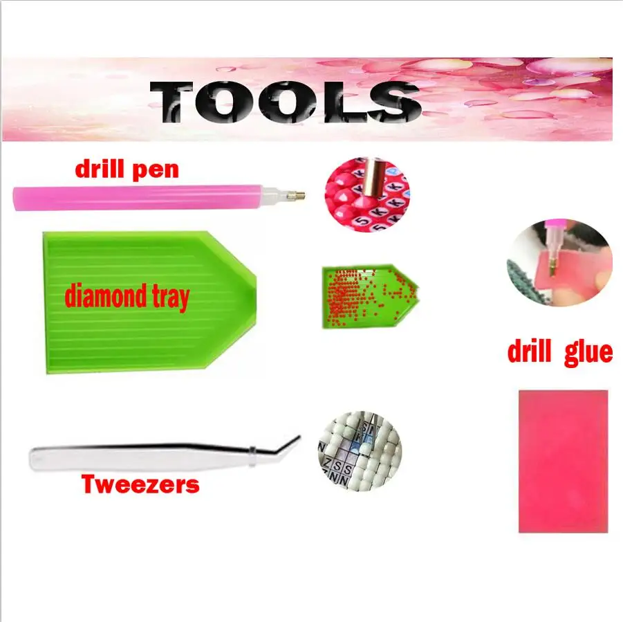 Полноразмерная картина из страз 5D &quotсделай сам&quot мультяшная сказочная девушка