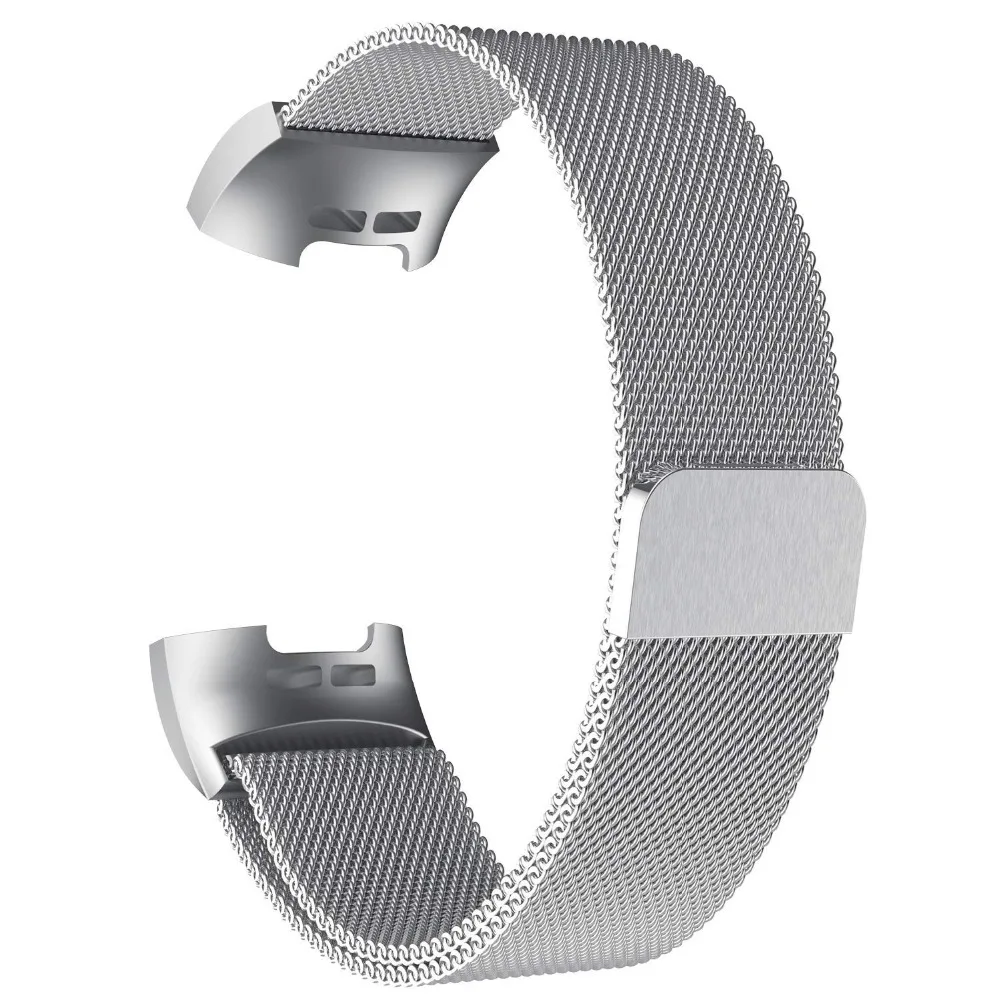 Ремешок Ktab для Fitbit Charge 3 ремешка для женщин и мужчин Миланская петля стальной металлический ремешок для Fitbit Charge3