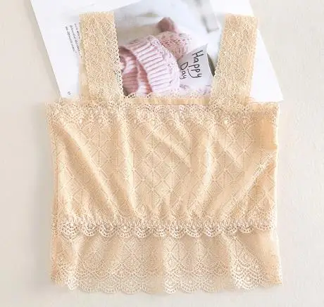 without chest pad Обернутый грудь нижнее белье женщин Кружева Труба Топы пункт Нижнее белье Короткие для женщин, Труба Топы Бюстгальтер, анти-опорожнение, мода Бесшовные бюстгальтеры - Цвет: without chest pad