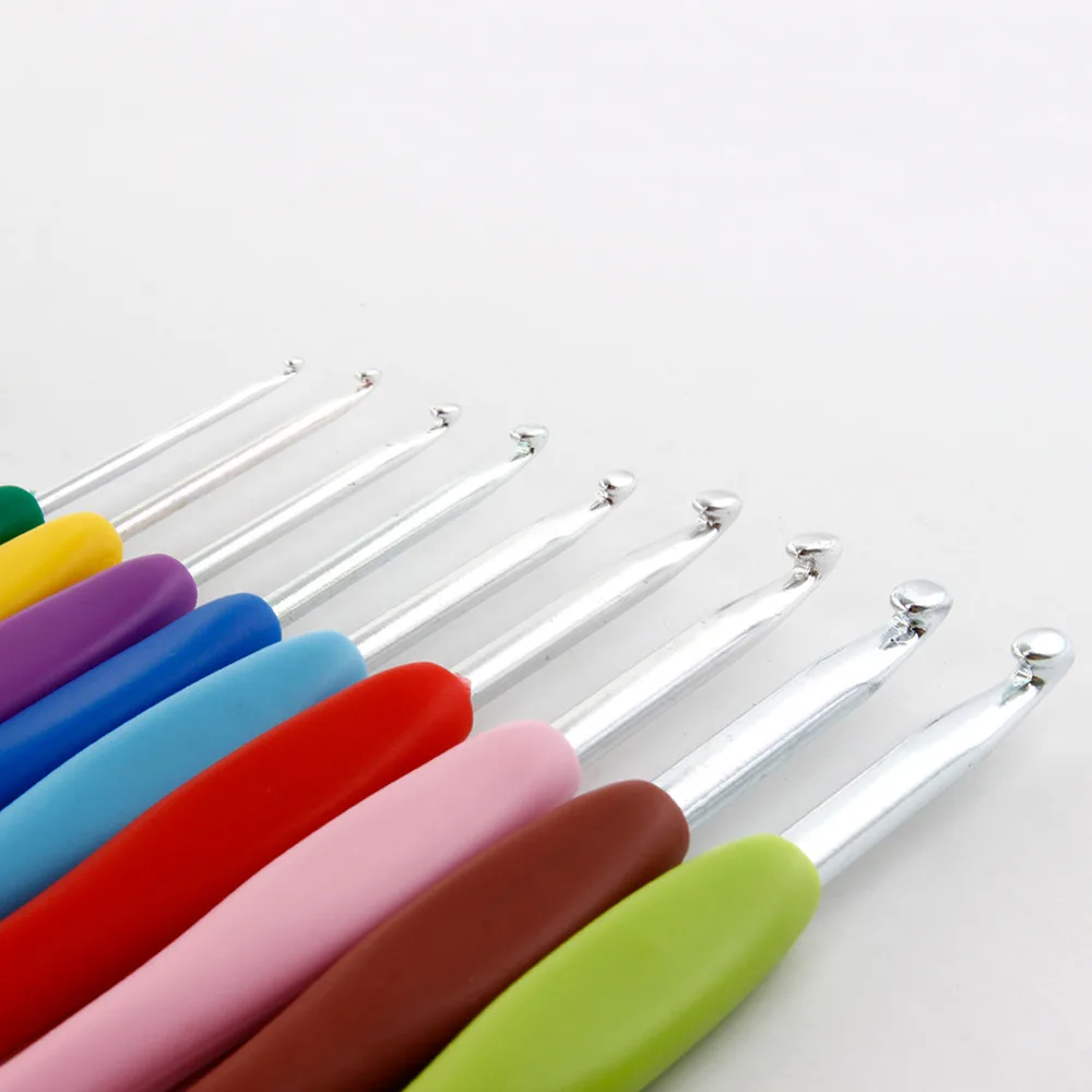 Высокое качество 9 шт./компл. вязальные крючки иголки Швы Вязание Craft чехол