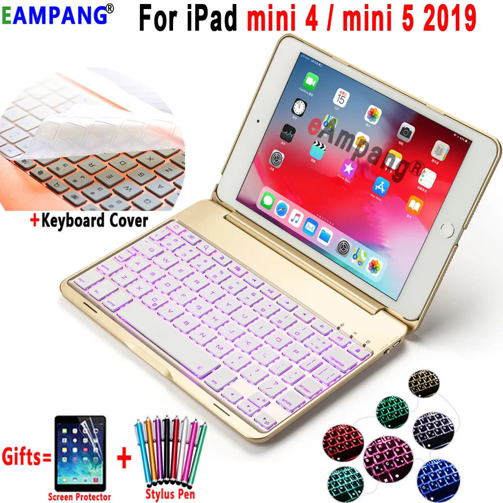 Чехол для клавиатуры с подсветкой Apple iPad mini 5 2019 4 mini5 mini4 A2133 A2124 A2125 A2126 Bluetooth|Чехлы