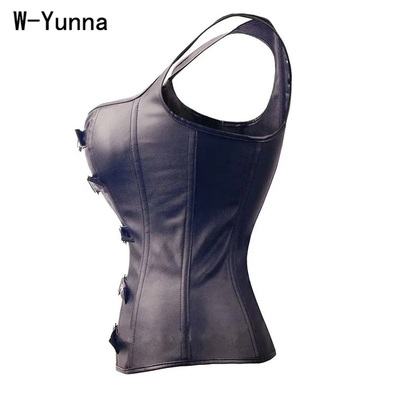 W Yunna хит продаж стимпанк искусственная кожа тренажер для талии на шнуровке