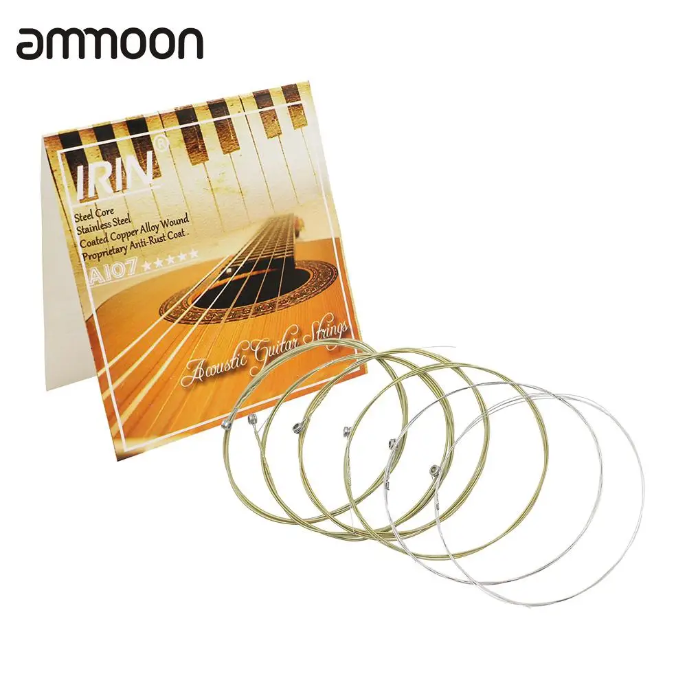 Сменные Струны для акустической гитары полный комплект 6 шт. (.011-.052) стальной