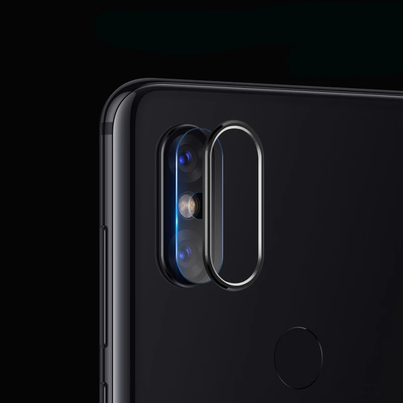Для Xiaomi mi 6X Защитная пленка для объектива камеры + металлическое кольцо задней
