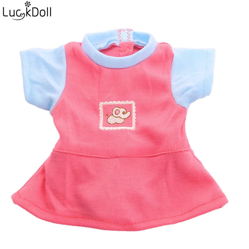 Luckdoll разнообразие модная одежда костюм для 14,5 дюймов куклы WellieWishers, детская лучшая кукла аксессуары