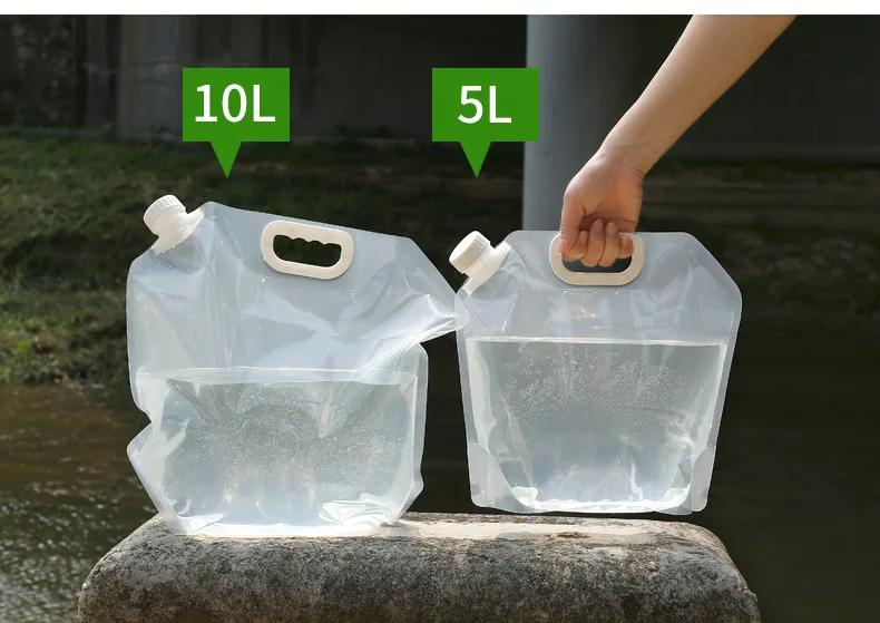 5L/10L аварийный комплект Складная Сумка для кемпинга, походов, Бурж, ведро для воды, контейнер для пикника, подъемная сумка, сумка для воды, комплекты первой помощи