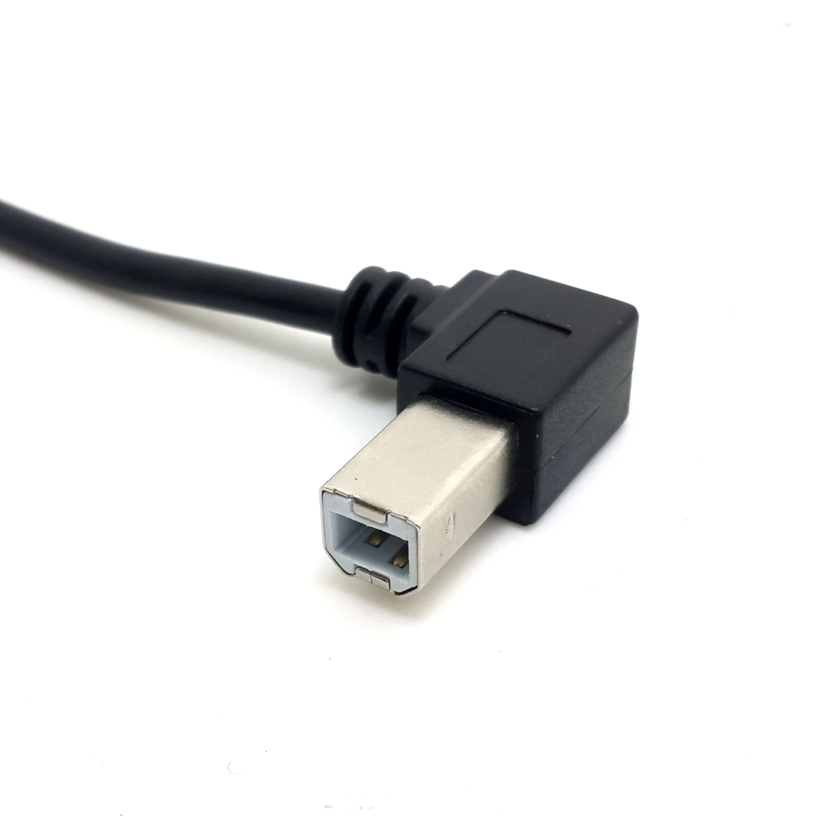 90 Degree Right Angled USB 2.0 A Male to B Male Printer Scanner Cable 50cm