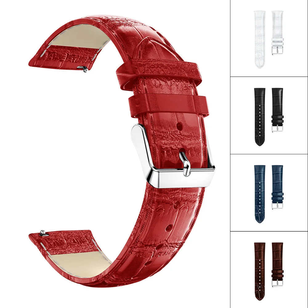 Ремешок из натуральной крокодиловой кожи для Xiaomi Huami Amazfit Bip BIT PACE Lite Youth сменный