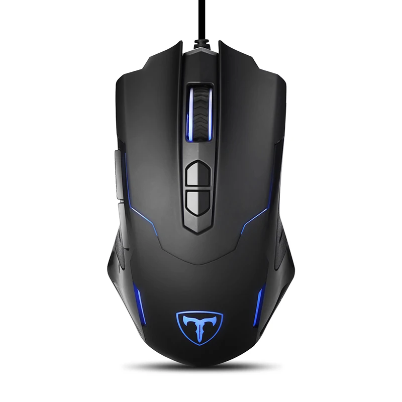 Gray VicTsing PC034 игровая мышь Проводная 7200 dpi Регулируемая мышь 7 программируемых кнопок светодиодный Backli эргономичные USB Компьютерные Мыши для ПК - Цвет: Gray