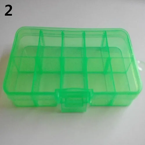 Пластиковая регулируемая шкатулка для хранения ювелирных изделий 10 отделений |