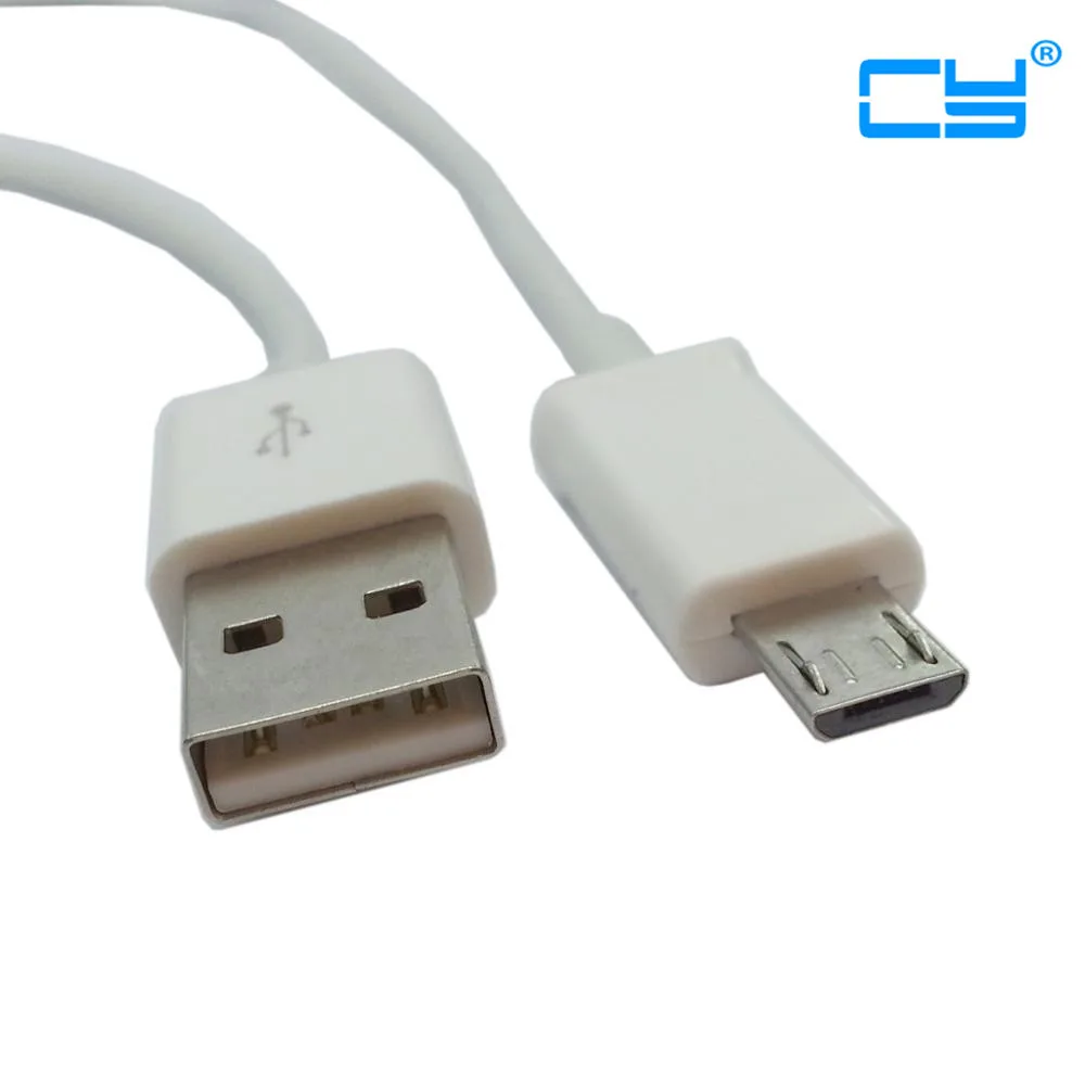 

100 штук в партии, длинный 9 мм разъем, Белый Micro USB кабель для зарядки и передачи данных для Samsung, Huawei, HTC, Android, планшетов, ПК
