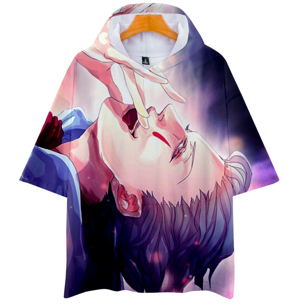 Hisoka 3D принт Harajuku поп-футболки Женская и мужская одежда горячая Распродажа шапки с коротким рукавом Футболка Повседневная Kpops плюс размер xxl