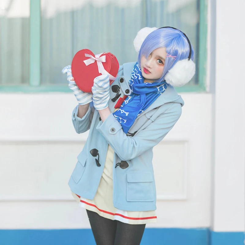 Аниме Re ZERO kara Hajimeru Isekai жизнь в другой мир Костюмы для косплея Emilia Rem карнавальный