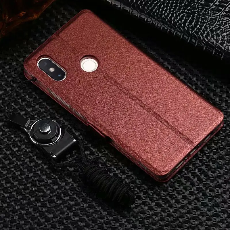 Чехол для Xiaomi Mi 8 Mi8 кожаный чехол с откидной крышкой и подставкой Защитные чехлы