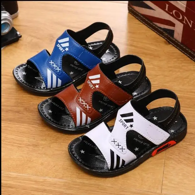 Детские сандалии 2018 новые мужские Корейская версия больших детей Студенческая