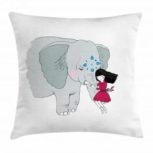 Cartoon Fairy Tale Characters Mermaid Pillow Euro Cover Decorative Massager Pillows Home Decor Gift | Дом и сад