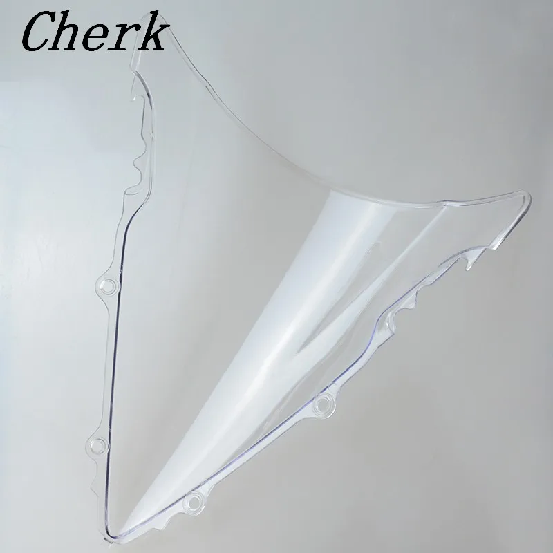 

New Motorcycle ABS Double Bubble Windshield Fairing Windscreen Screen For Yamaha YZF R6 2003-2005 04
