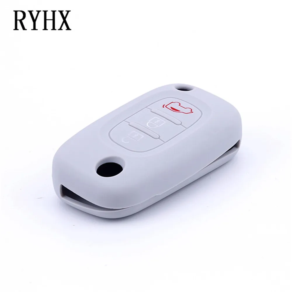 3 Buttons Silicone Rubber Car Key Case Cover for LADA Vesta Granta XRay Kalina Priora Sedan Sport Renault fit Benz | Автомобили и