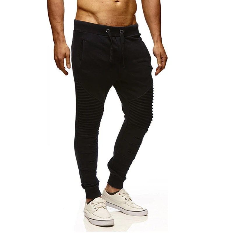 Новые мужские повседневные Харадзюку весна и осень большие размеры брюки