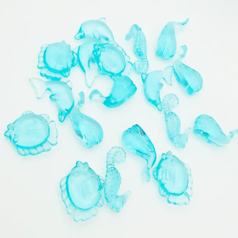 Прозрачные хрустальные стразы цветные акриловые бусины морское моделирование