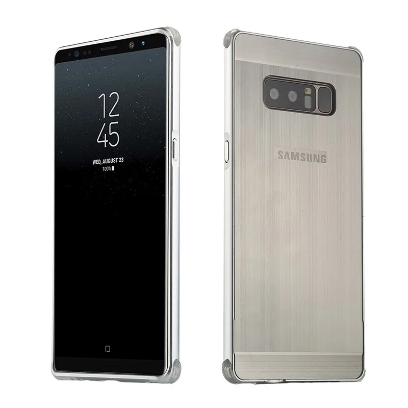 Чехол для samsung Galaxy Note 8 чехол Роскошный металлический алюминиевый каркас пластиковый чехол для samsung Galaxy NOTE 8 Note8 чехол