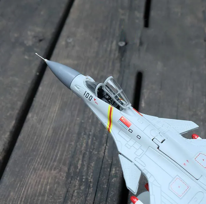 1:100 Jian-15 Fighter Alloy Finished Product Model J15 Flying Shark Liaoning Carrier Aircraft Airplane Military Gift Ornaments