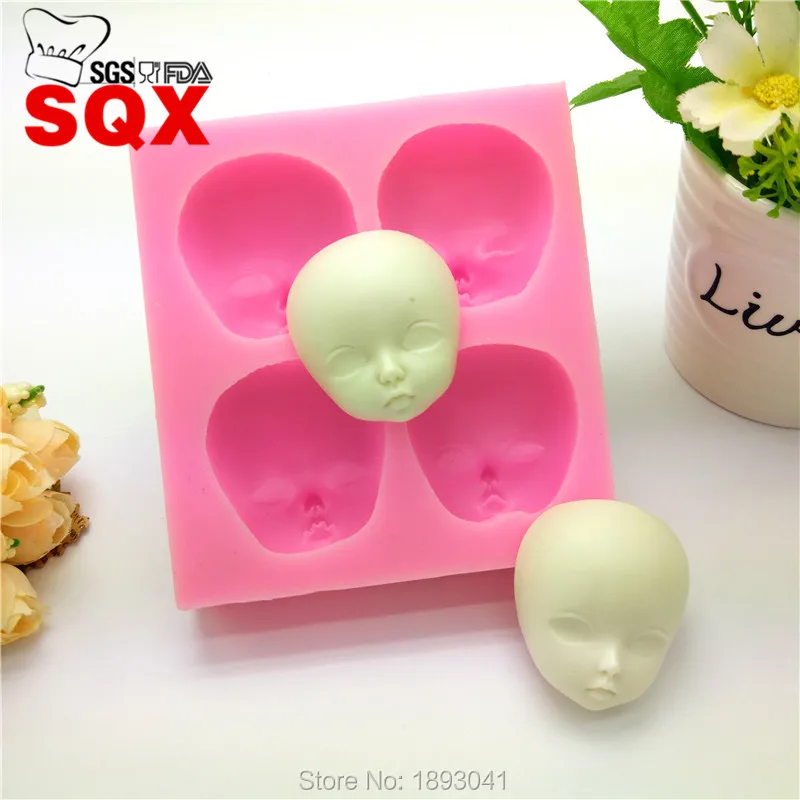 4 шт. милые детские формы для картин силиконовая форма мыла помадки украшения