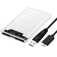 hdd case 2 5 sata to usb 3 0 adapter hard drive enclosure for ssd disk hdd box type c 3 1 case external hdd enclosure