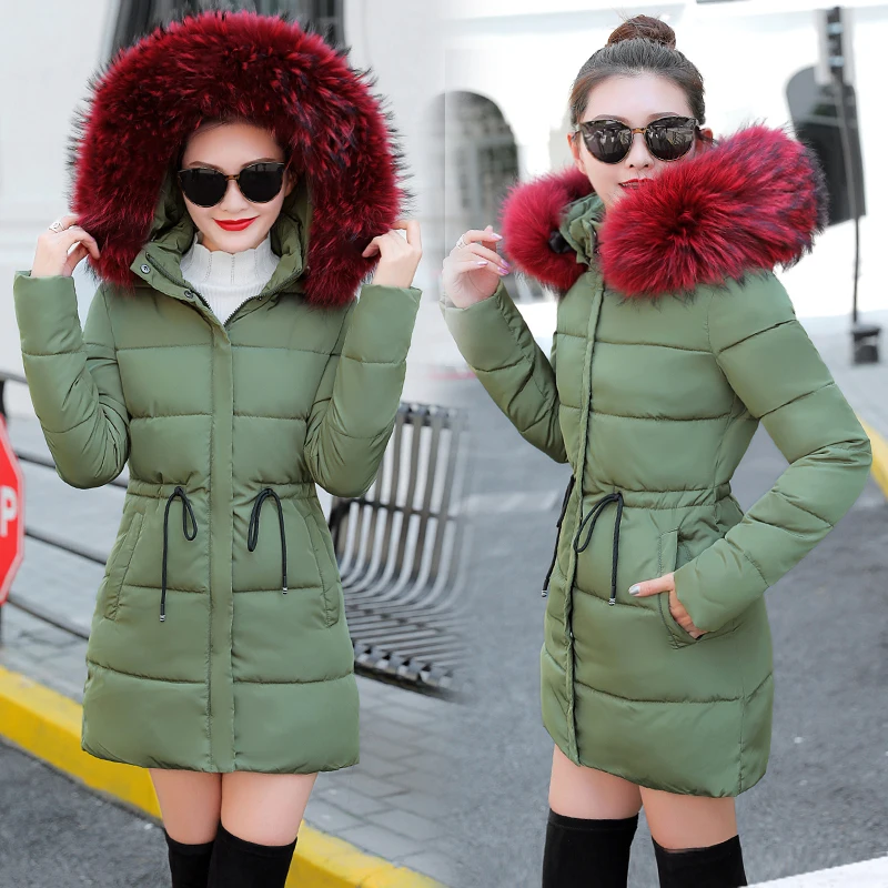 Женская длинная парка abrigos mujer invierno теплая куртка серебристого цвета с широким