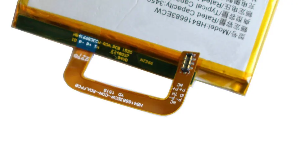 10 шт./лот 3550 мАч HB416683ECW 3.82VDC сменный литий-полимерный аккумулятор для Huawei Ascend Nexus 6P