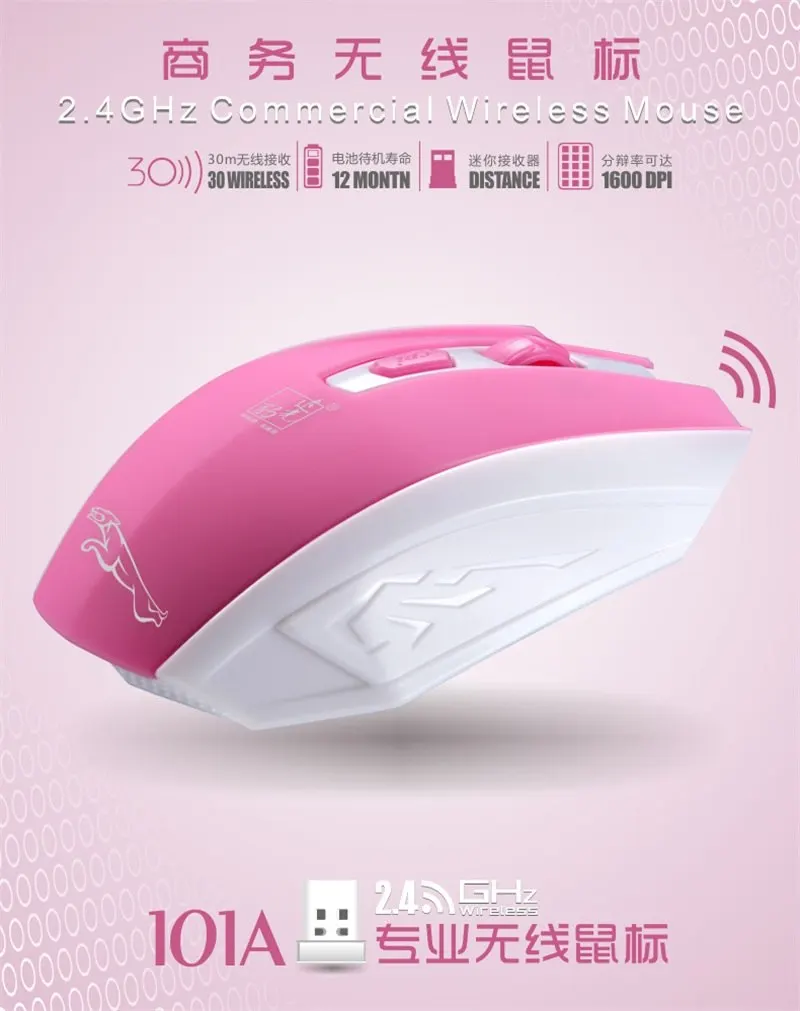 FELYBY FBL101 эргономичная беспроводная 2,4G Портативный игровая оптическая мышь 1600 Точек на дюйм для настольных ПК ноутбук, лэптоп, компьютер