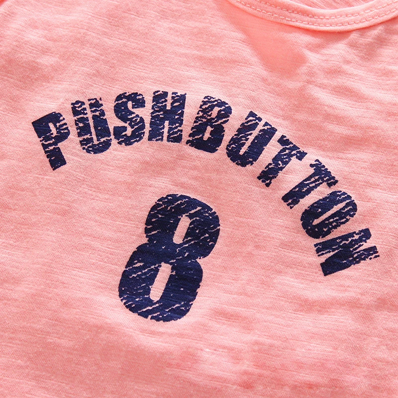 Детский жилет с принтом жилеты круглым вырезом для мальчиков и девочек хлопковые