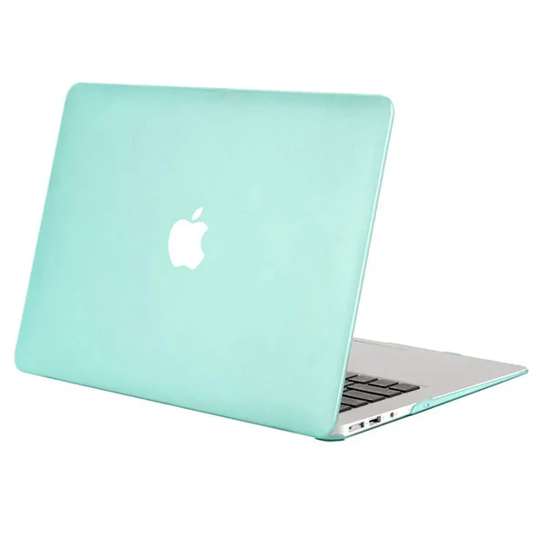 Твердый чехол Mosiso для Macbook Air, 13 дюймов,,,,,, матовый чехол, чехол для Mac Air 11+ силиконовый чехол для клавиатуры - Цвет: Mint Green