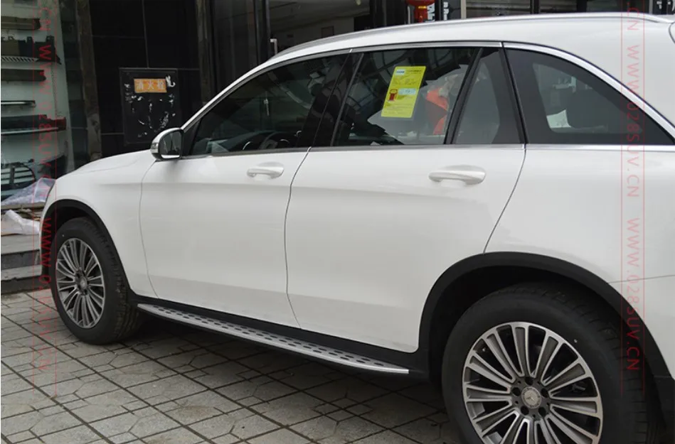 Автомобильные ходовые доски боковые шаг бар педали для Mercedes-Benz GLC X253 AMG GLC200-GLC300, Высокое качество бренд Nerf баров