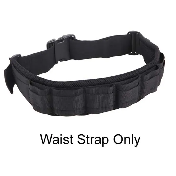 Waist Strap Only Фото Регулируемый черный ремень дополнительная ЦЗК камера поясной ремень держатель w/нейлон функциональный Мягкий объектив сумка чехол - Цвет: Waist Strap Only