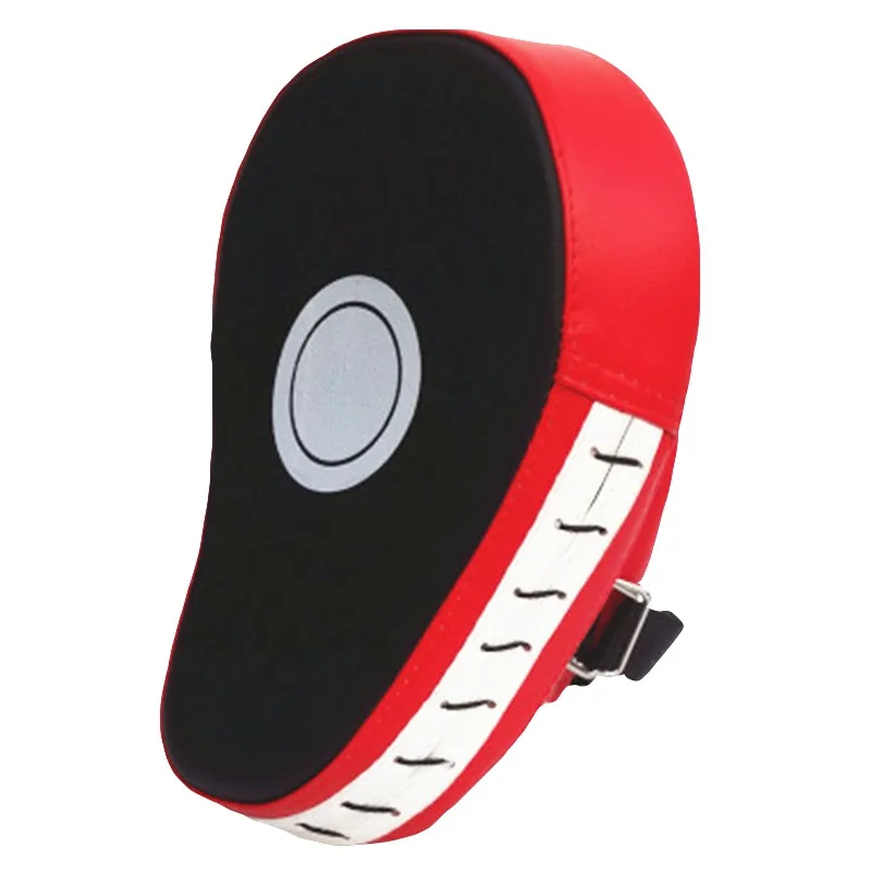 Красный Ручная мишень боевого тайского кик-Pad Kick Shield Pad Kit тренировки каратэ Митт фокус лапы Sparring боксерские сумки - Цвет: Красный