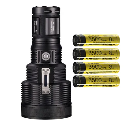 TM38 NL1835HP NITECORE TM38 Lite rechargeable flashlight CREE XHP35 HI D4 max 1800 lumen outdoor searchlight beam throw 1400 meter torch - Испускаемый цвет: TM38 NL1835HP