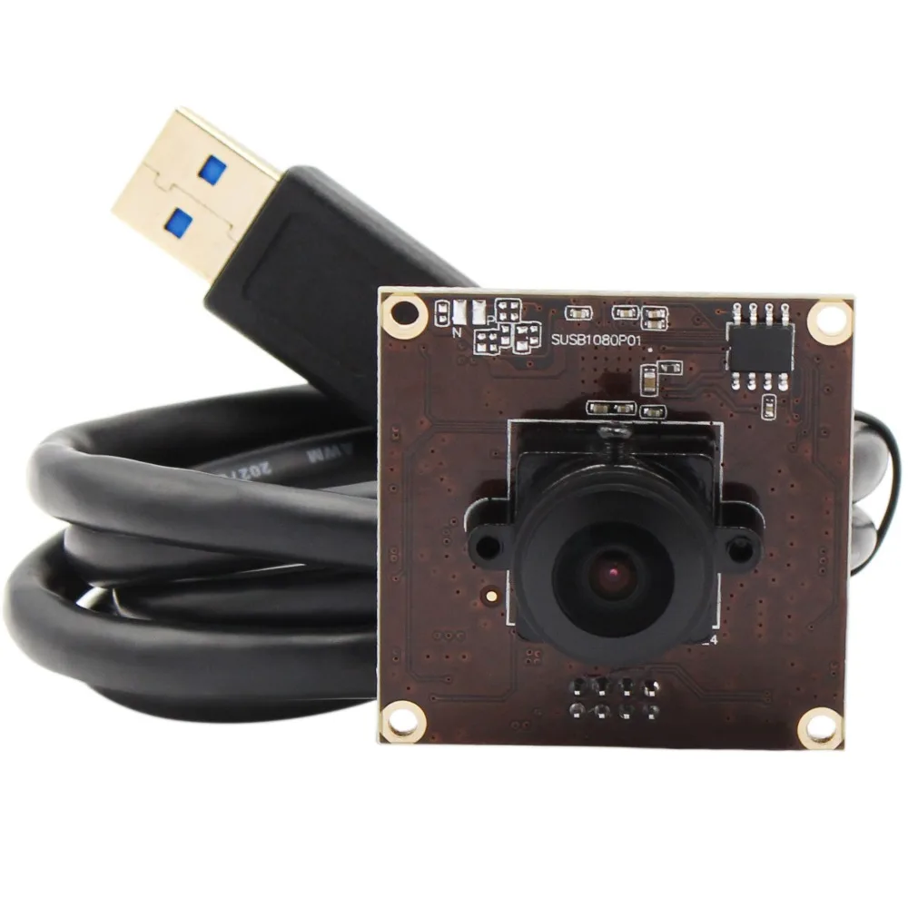 ELP 1080P 50fps USB3.0 камера рыбий глаз модуль камеры SONY IMX291 USB для Mac OS Linux Android Windows|Камеры