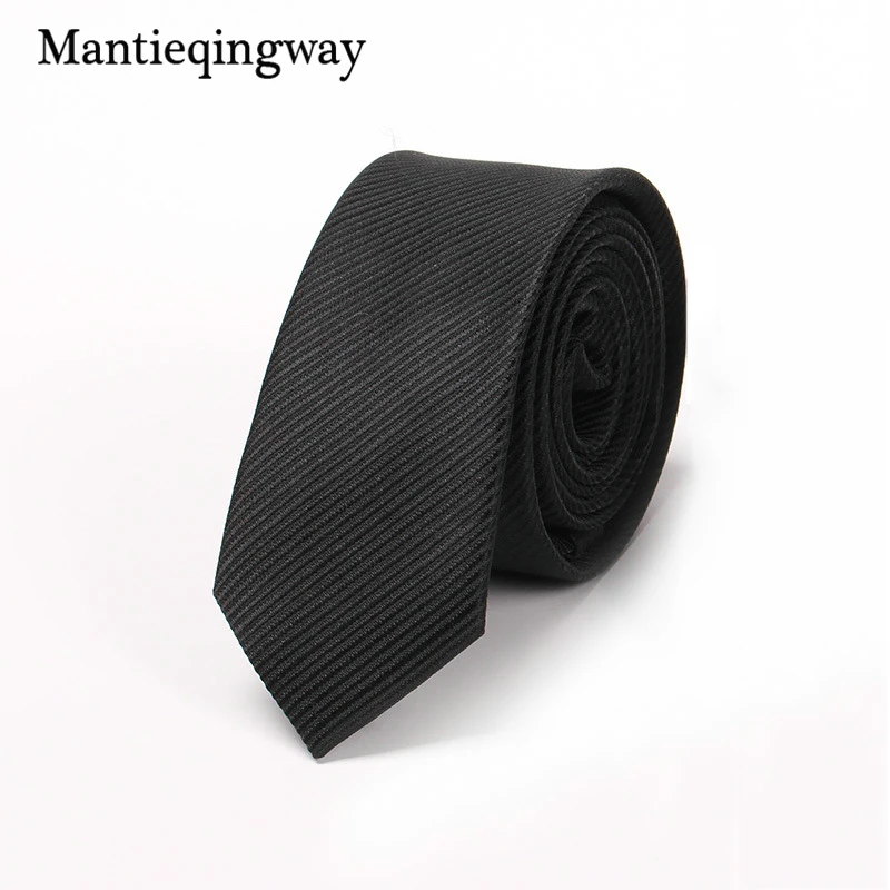 Mantieqingway Новый брендовый деловой мужской галстук 5 см модный однотонный Gravatas Corbatas