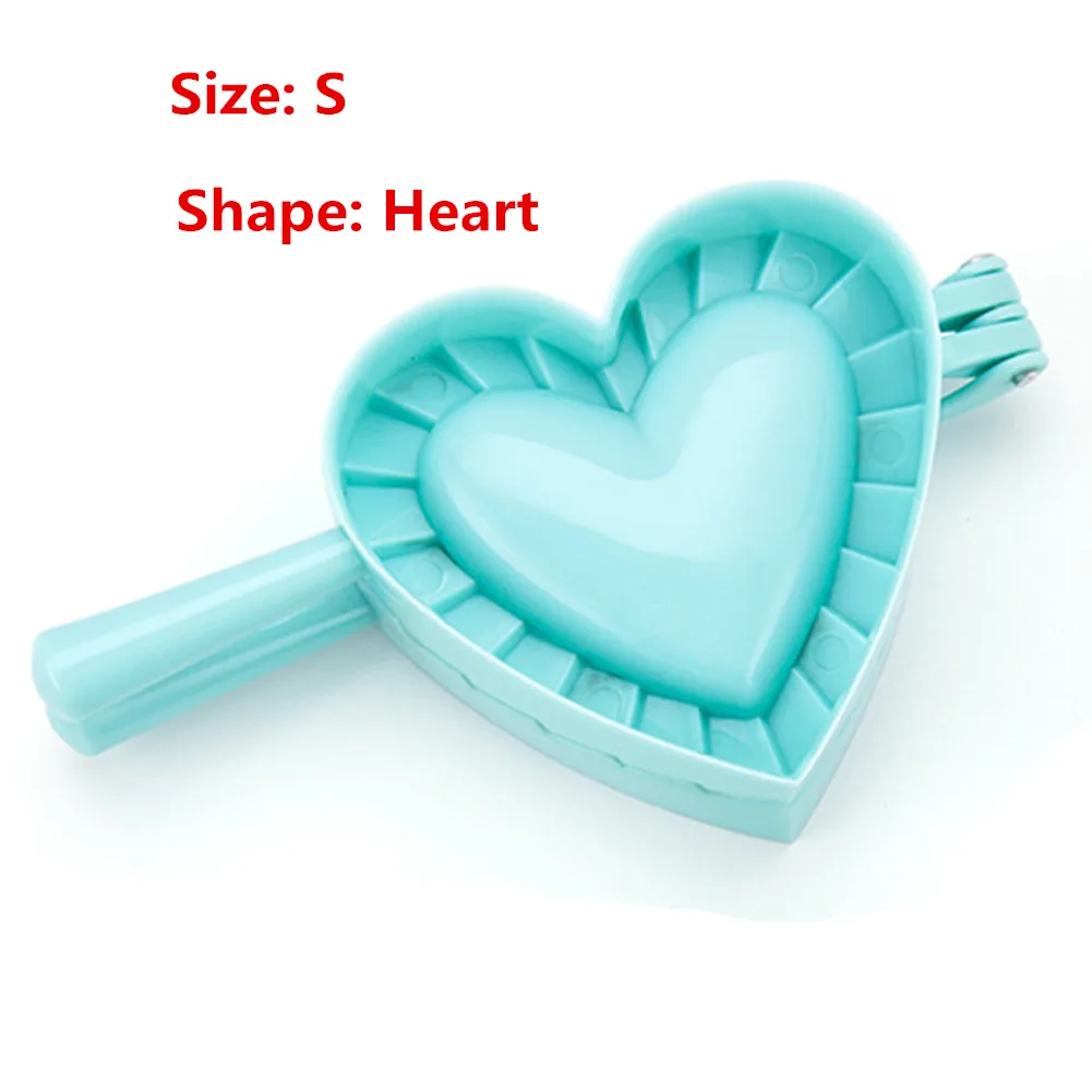 Heart S Кондитерские изделия DIY аксессуары для выпечки нетоксичные кухонные ПП формы легко чистятся практичный производитель клецки из теста плесень портативный - Цвет: Heart S