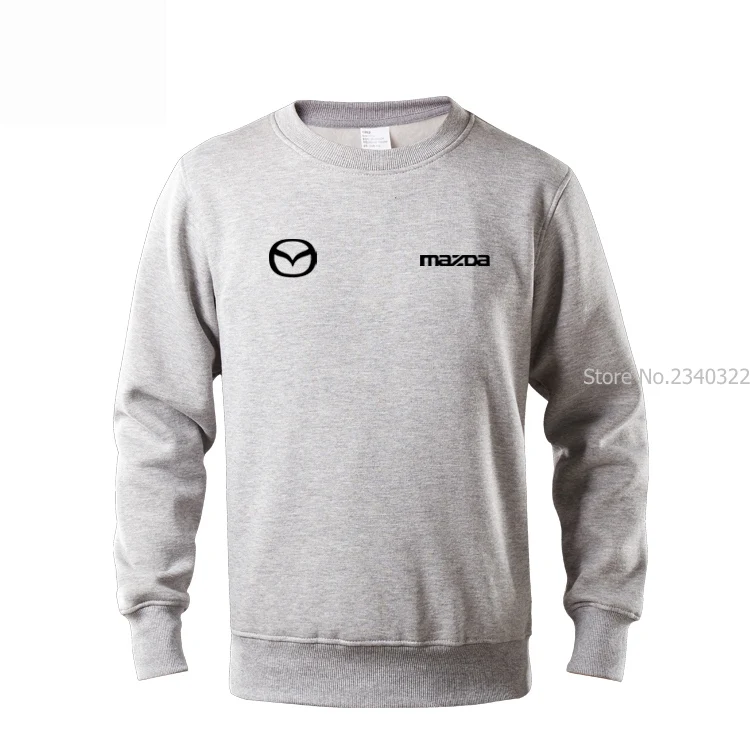 Длинный рукав mazda Толстовка для мужчин осень зима Повседневный пуловер Толстовка пальто