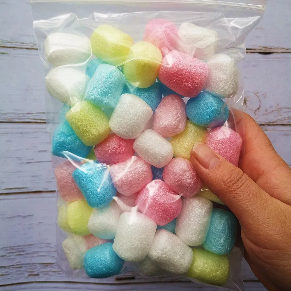65 шт. 12 г Diy клейкие аксессуары детские игрушки шелкопряда кокон слизи наполнитель украшения подарки игрушки для детей