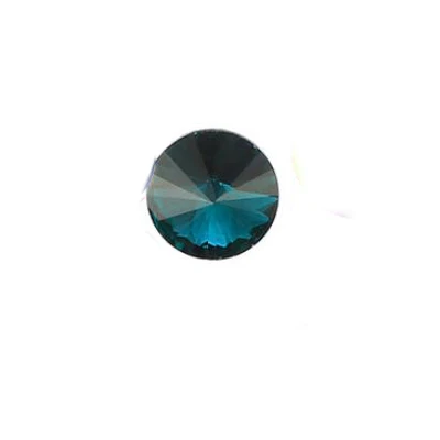Blue Zircon Стекло всех цветов Rivoli склеивание на Стразы 50 шт. вечерние украшения на платье склеивание на Стразы для свадебного платья аксессуары - Цвет: Blue Zircon