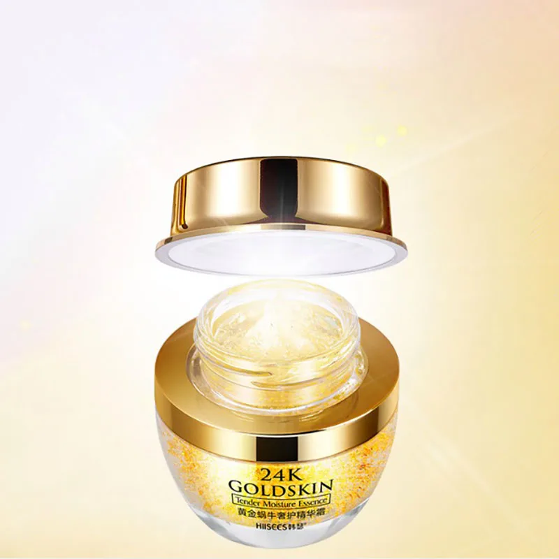 24K Gold Snail Essence крем для лица с пигментом для удаления пигмента, увлажняющий отбеливающий крем против морщин, уход за кожей, дневной крем