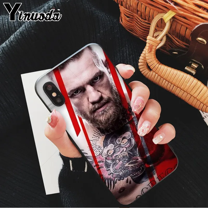 Yinuoda Conor Mcgregor The King Novelty Fundas Phone Case Cover for Apple iPhone 8 7 6 6S Plus X XS MAX 5 5S SE XR | Мобильные