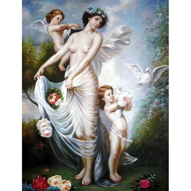 5D DIY рукоделие религия Алмазная вышивка полная круглая алмазная живопись мозаика