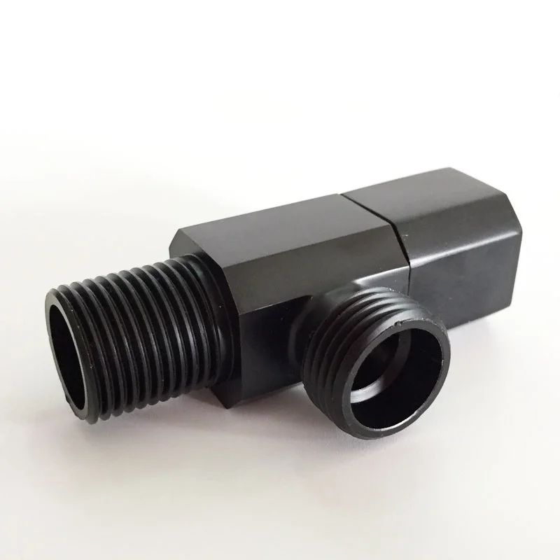 Сплошной латунный золотой угловой клапан 1/2 &quotМужской x 1/2&quot Мужской ванная