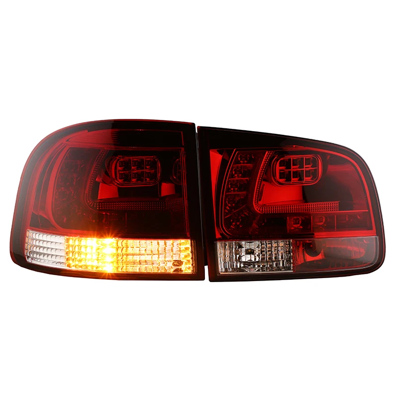 Автомобильный Стильный чехол для задней фары для Volkswagen VW Touareg 2003-2010 задний светильник s светодиодный задний светильник s