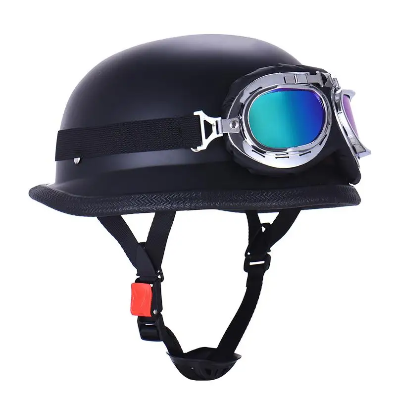 

Capo Nostalgic Steam Punk Style Motorcycle Helmet Motocicleta Capacete Casco Cruiser Half Helmets With Free Goggles